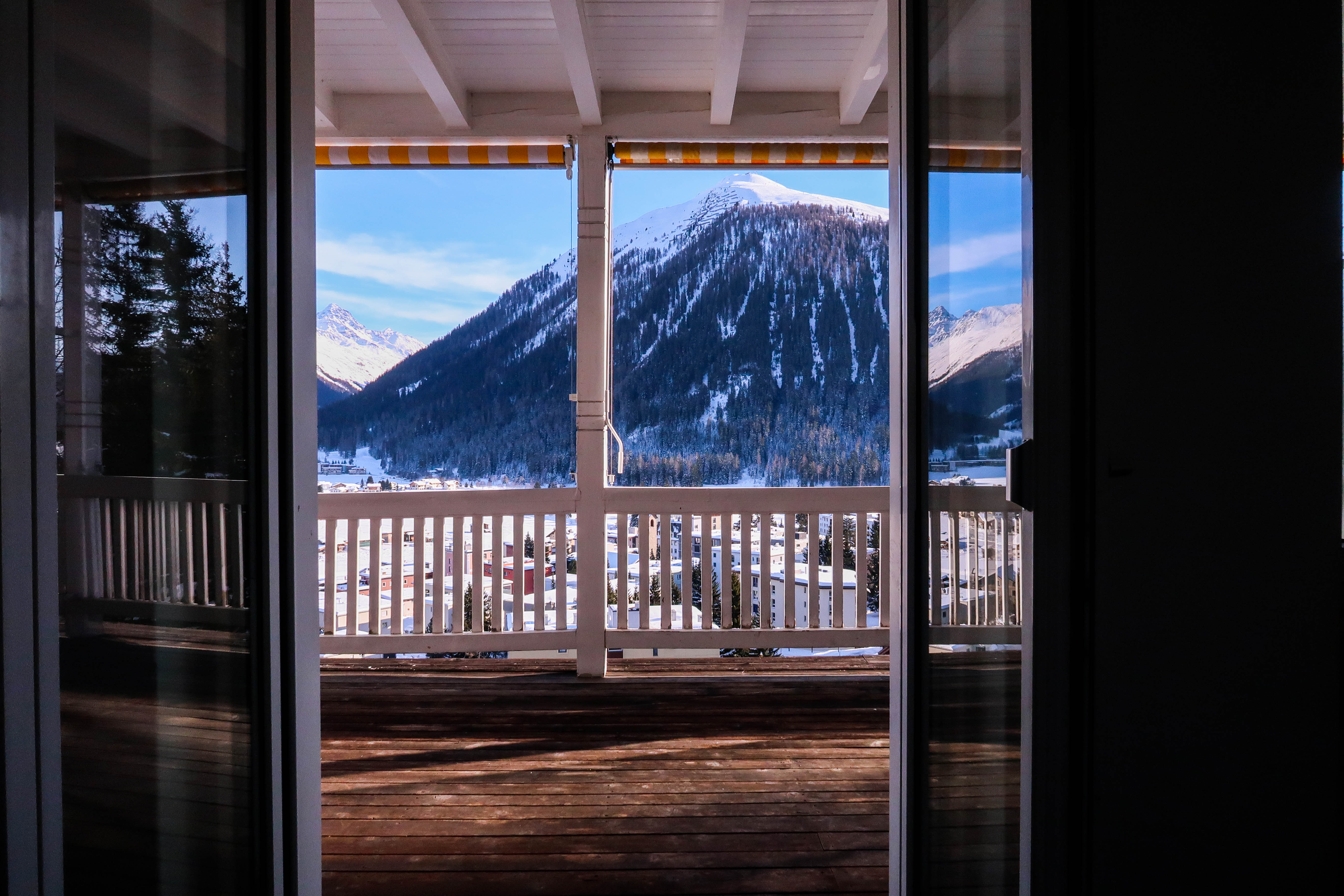 Balkon Jugendherberge Davos